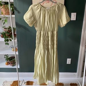 Nordstrom Midi Sage Dress